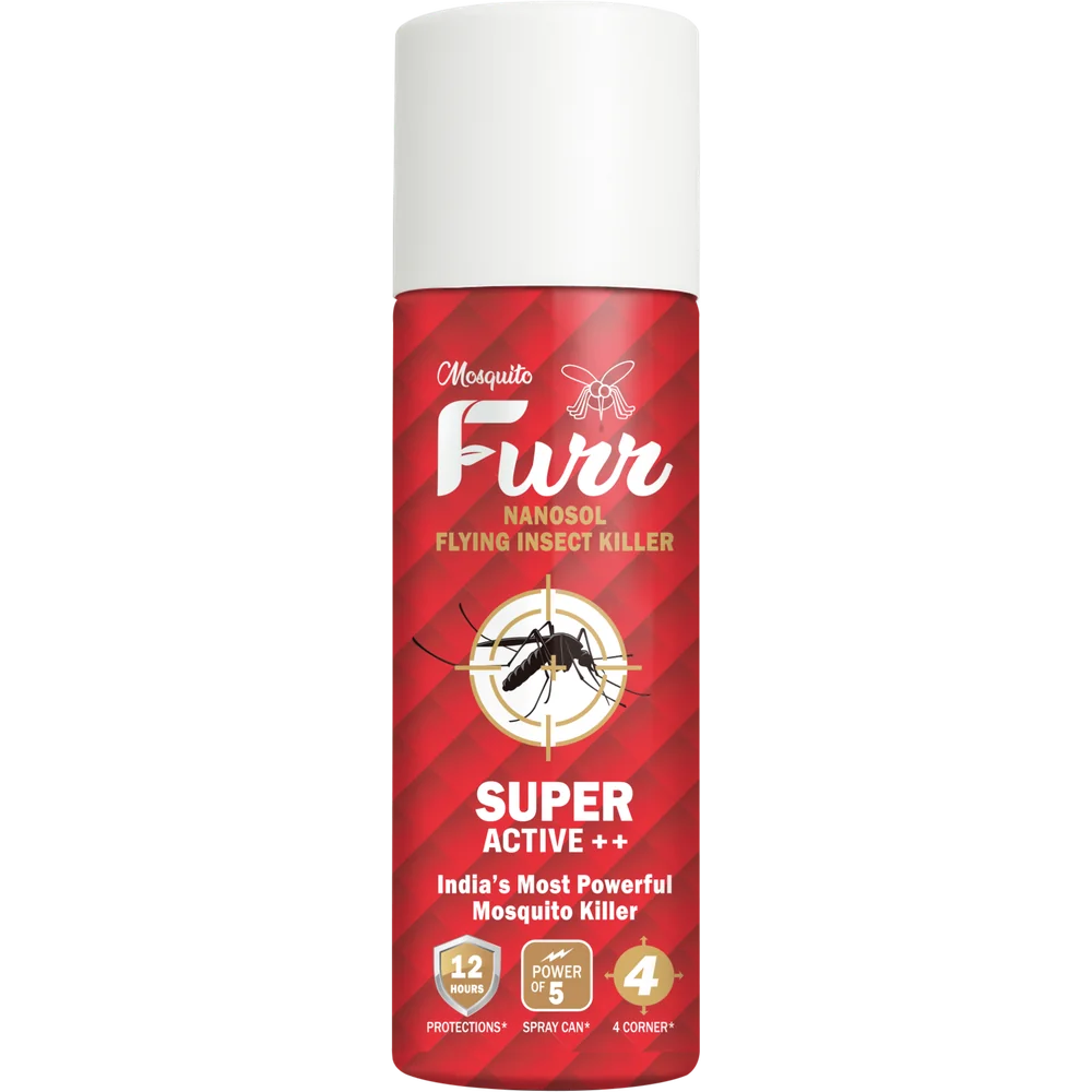 Mosquito Furr Nanosol Flying Insect Killer Super Active++ spray can