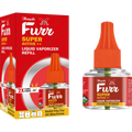 Mosquito Furr Super Active++ liquid vaporizer refill, 45ML, box and bottle